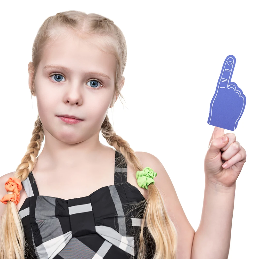 

24 Pcs Foam Finger Cots Hand Decorative Cheer Foams for Sports Cheering Prop Decorate