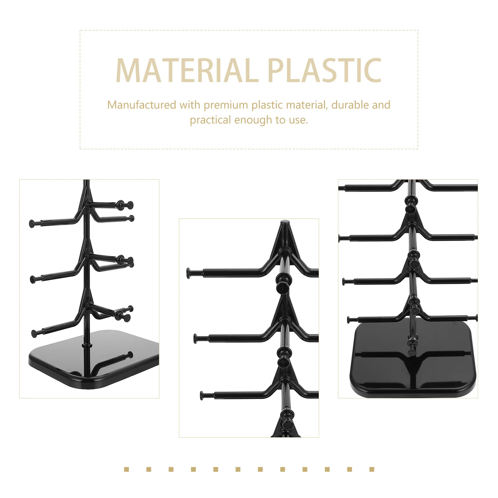 

Glasses Display Rack Premium Plastic Multi-Tier Eyeglass Stand For Sunglasses Organizer Desktop Storage Holder Shop