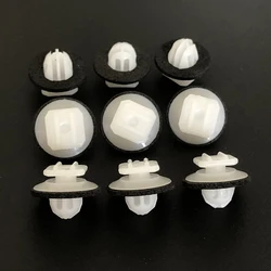 30/50pcs Auto Clips Exterior Trim Moulding Clips For Toyota C-HR 9046708224 9046708225 Car Fastener Plastic Clips Accessories