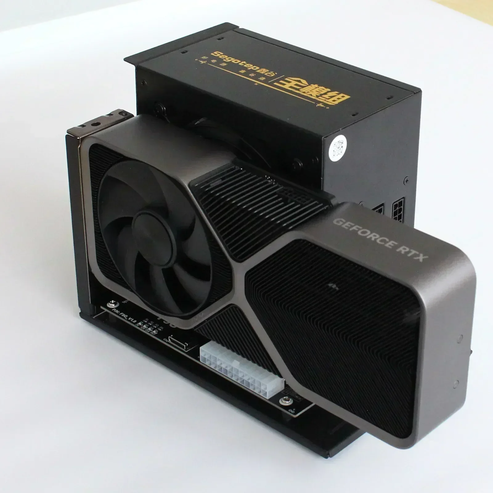 Imagem -04 - Adt-link 2024 Novo F9g Oculink Sff8611 para Pcie 4.0x16 Gpu Dock Adaptador Egpu para Nuc Itx Stx Notebook Atx pc Gen4 Ffc Velocidade Total