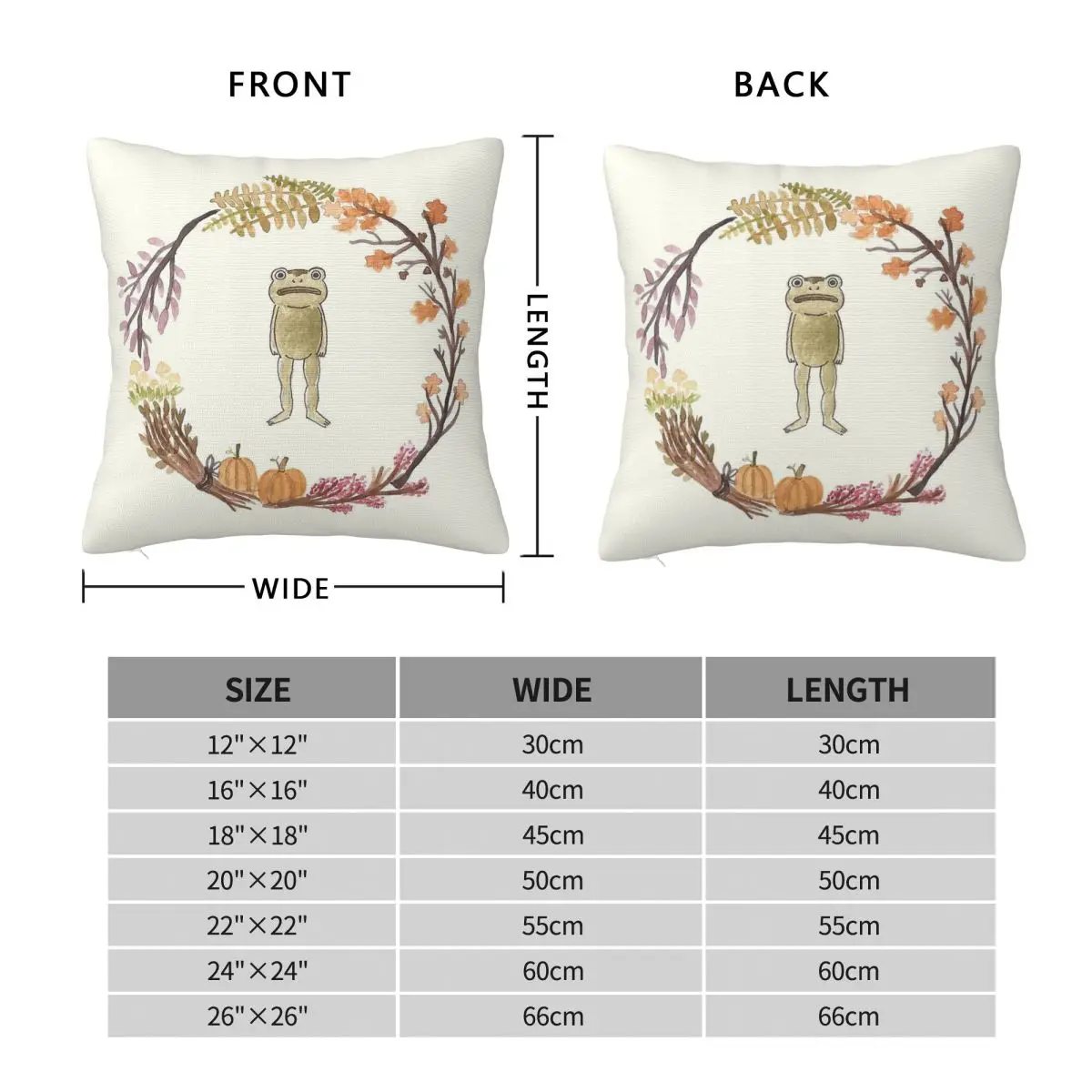Jason Funderburker The Frog Square Pillowcase Polyester Linen Velvet Creative Decorative Throw Pillow Case Car Cushion Cover 18