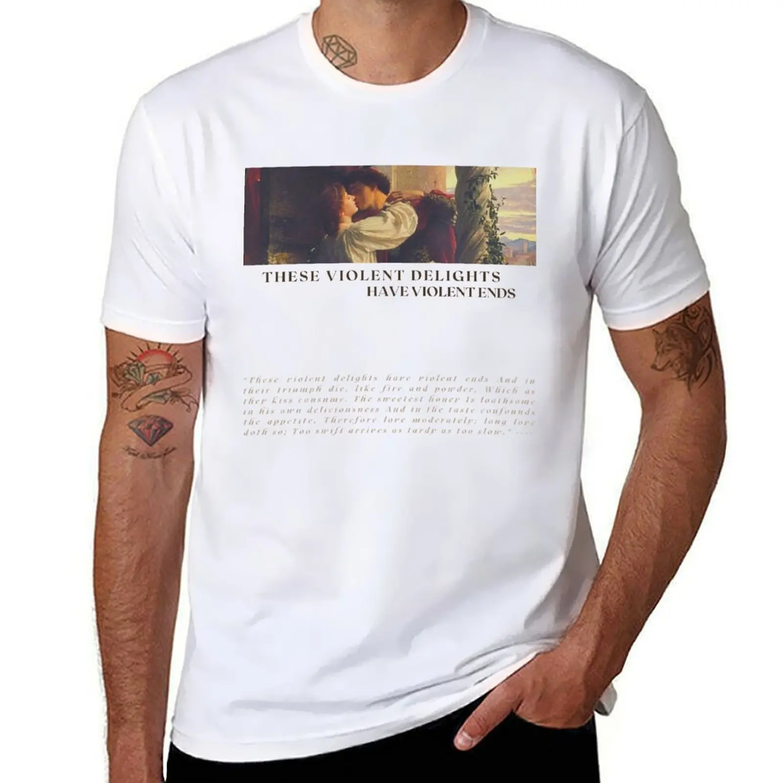 

These Violent Delights T-Shirt funny t shirts dark humor t shirt man casual T-Shirt