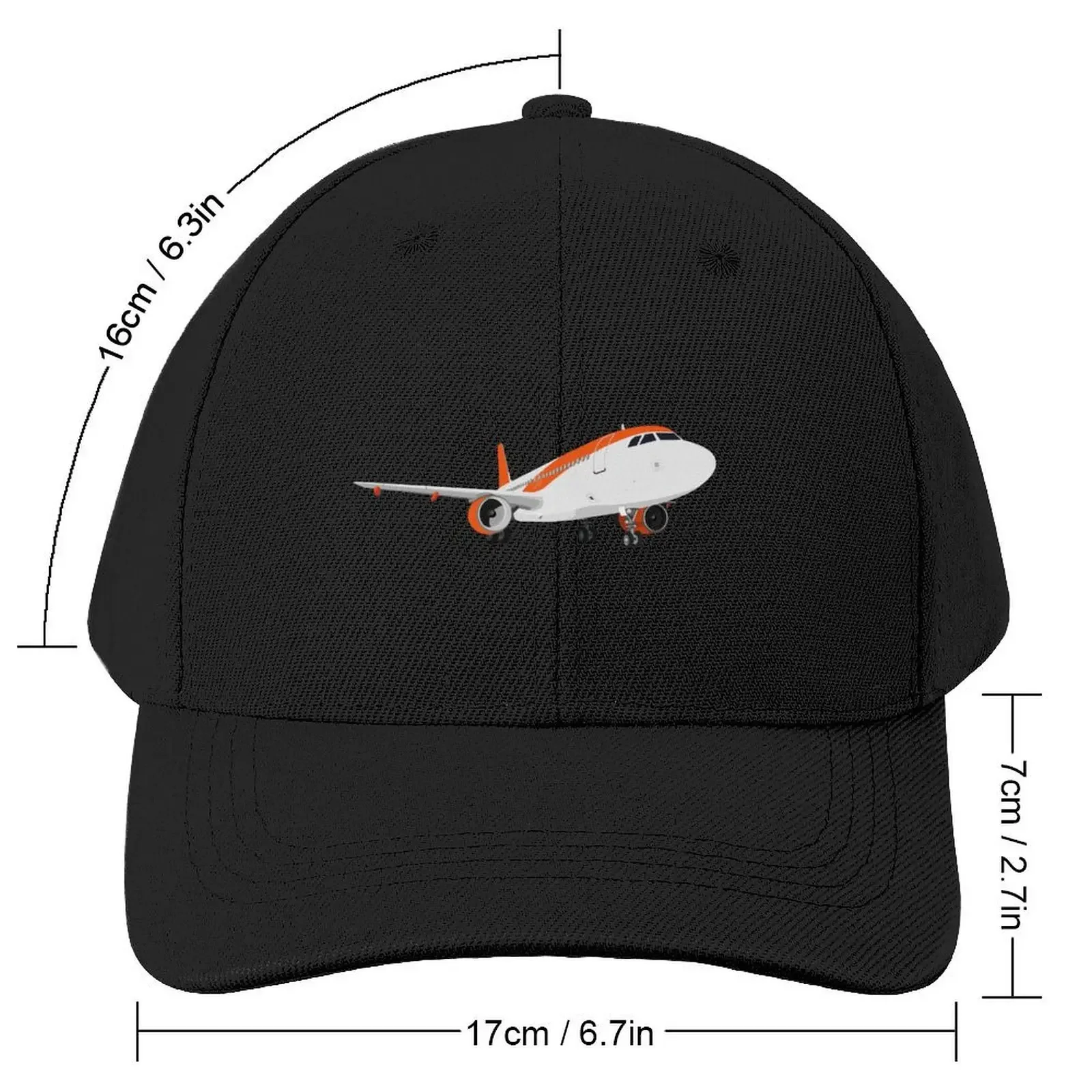 Airplane graphic easyjet Baseball Cap western Hat Sun Cap Funny hats Woman Men's