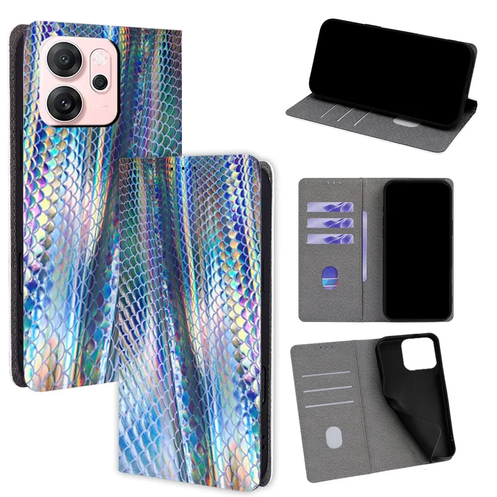 Colorful Pattern Magnetic Flip Phone Cover for Sony Xperia 1 10 VII/10 1 5 IV/10 1 III/5 II with Built-in Wallet Card Slots