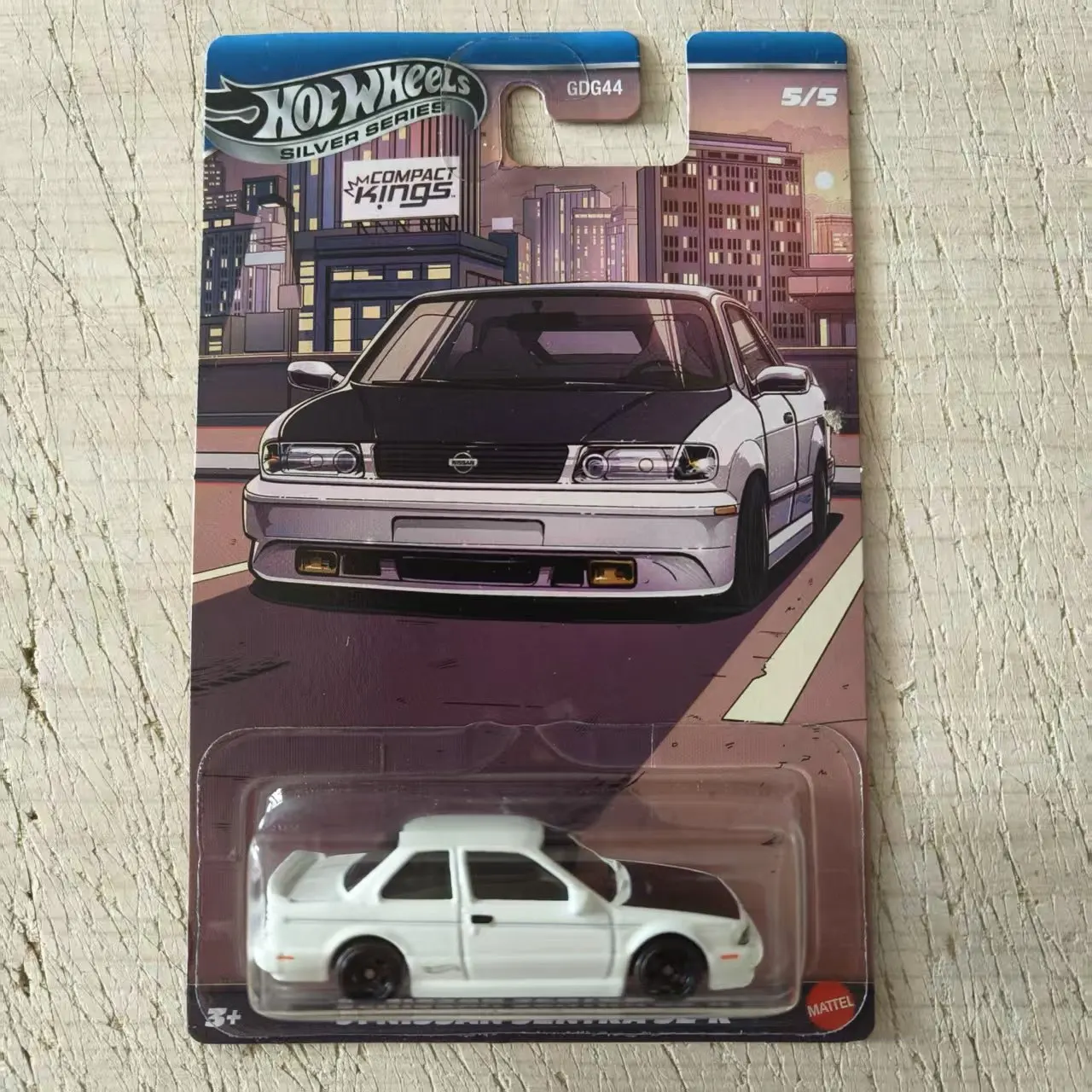 Nieuw Op Voorraad Echt Hot Wheels Auto Model Geavanceerde Gdg44 Compact Kings Silver Serie Mx-5 Schaal 1:64 Collectie Speelgoed Cadeau