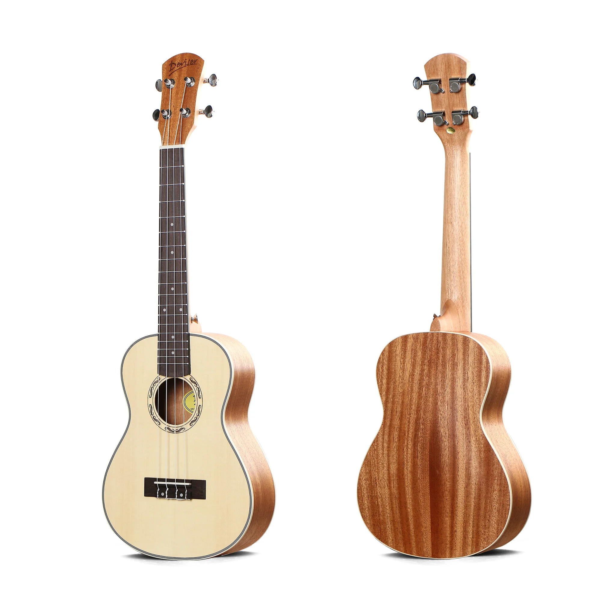 

Deviser Brand UK-26-50 Wholesale Cheap price custom 26 inch Tenor sapele wooden ukulele