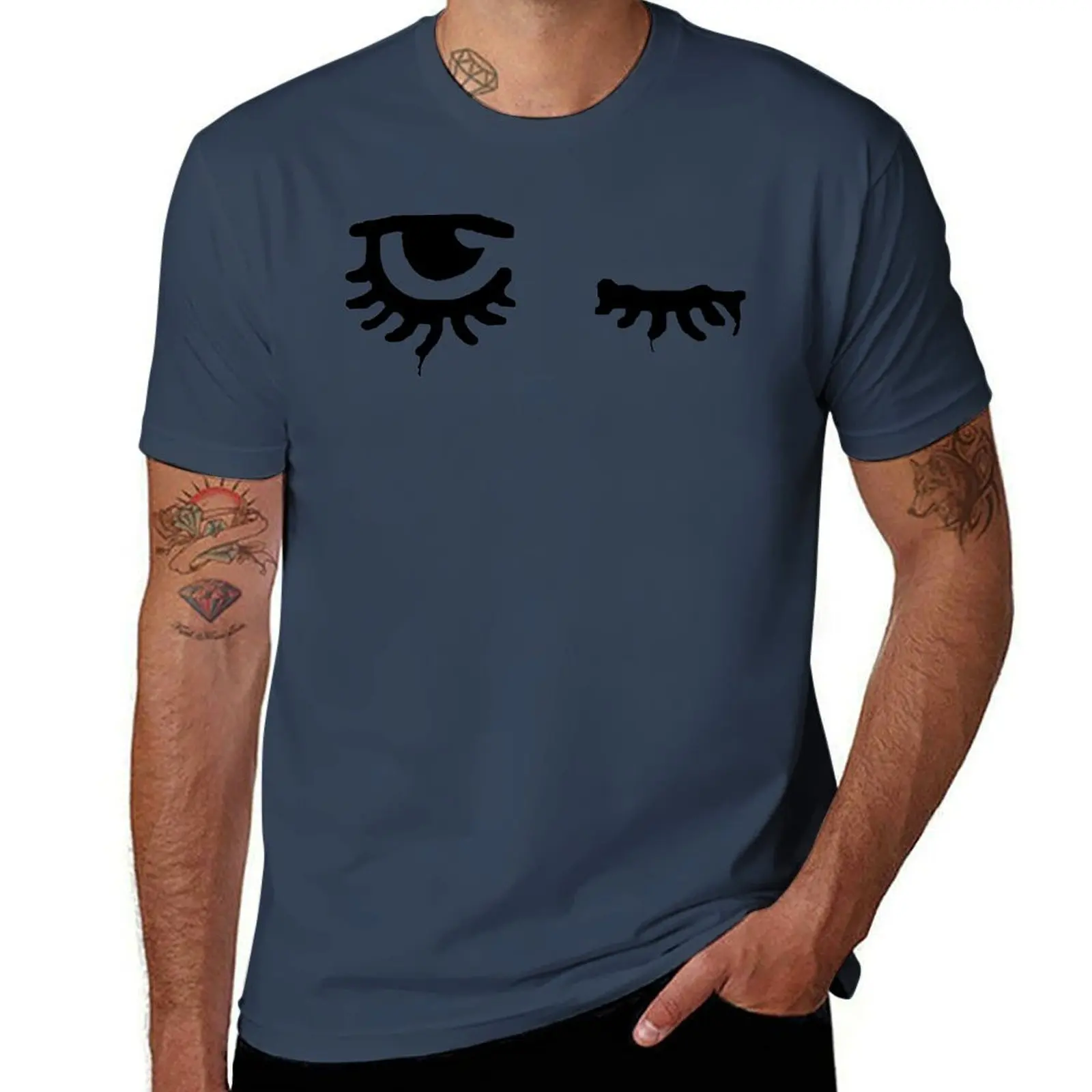 

Effy Stonem Skins Eyes Wink T-Shirt cotton t shirt man cotton tshirt 100% man t shirts for men T-Shirt