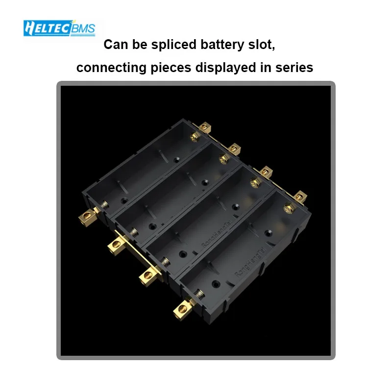 Splicable battery slot /21700/18650 battery case/solder-free lithium battery box holder electronic high-current copper pillar