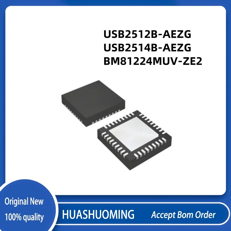 NEW 10Pcs/Lot USB2512B-AEZG  USB2512  USB2512B  USB2514  USB2514B  USB2514B-AEZG  BM81224MUV-ZE2 BM81224MUV BM81224  QFN-36