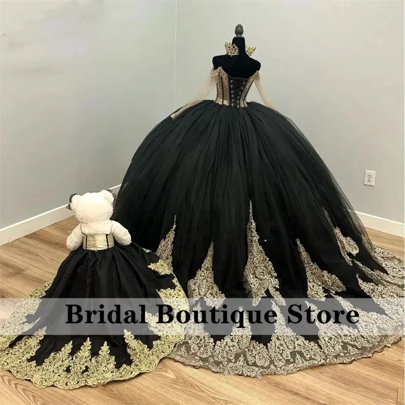 Emerald Green Princess Quinceanera Dresses Sparkly Sequins Beads Sweet 16 Prom Party Corset Vestidos De 15 Años Customized
