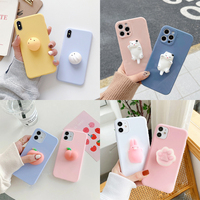3D Toys Chick Squishy Rabbit Case For Xiaomi Redmi A1 A2 13C 12C 10C 10 9A 9C 9T Cartoon Funny Foot Soft Cover