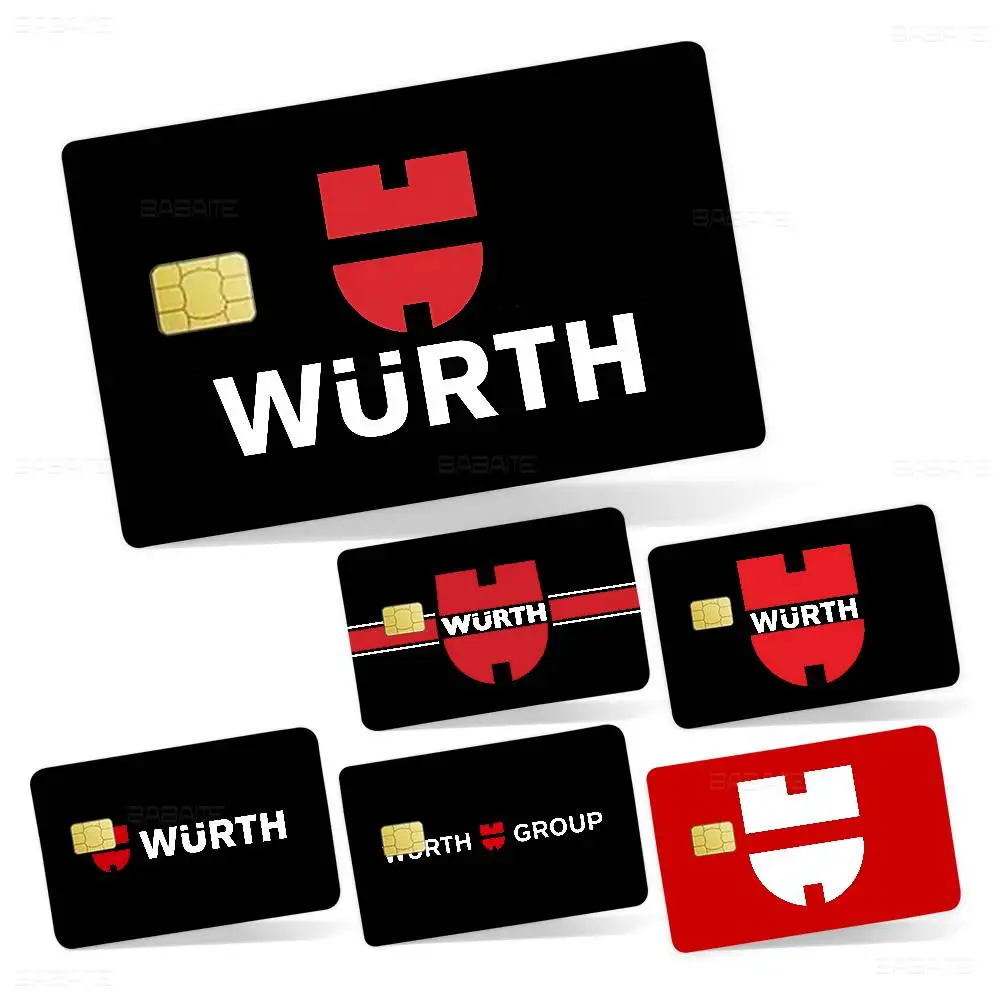W-Wurths Tool LOGO Game Film Cover Sticker Case for Small Chip Credit Debit Card Front Side