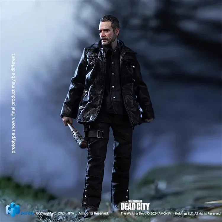 In Stock Original  HIYA 1/12 Action Figure Exquisite Super Series The Walking Dead Dead City Negan Action Figure Model Toy Gifts