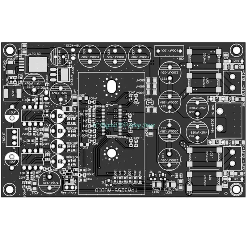 E74D TPA3255 عالي الطاقة مكبر للصوت وحدة مكبر للصوت