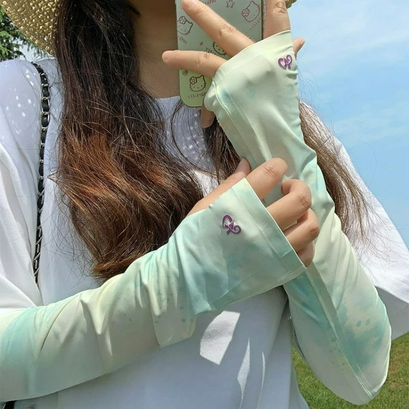 

Summer New Loose Thin Ice Sleeves for Women's Sun Protection and Arm Protection Suitable for Outdoor Cycling and Driving
