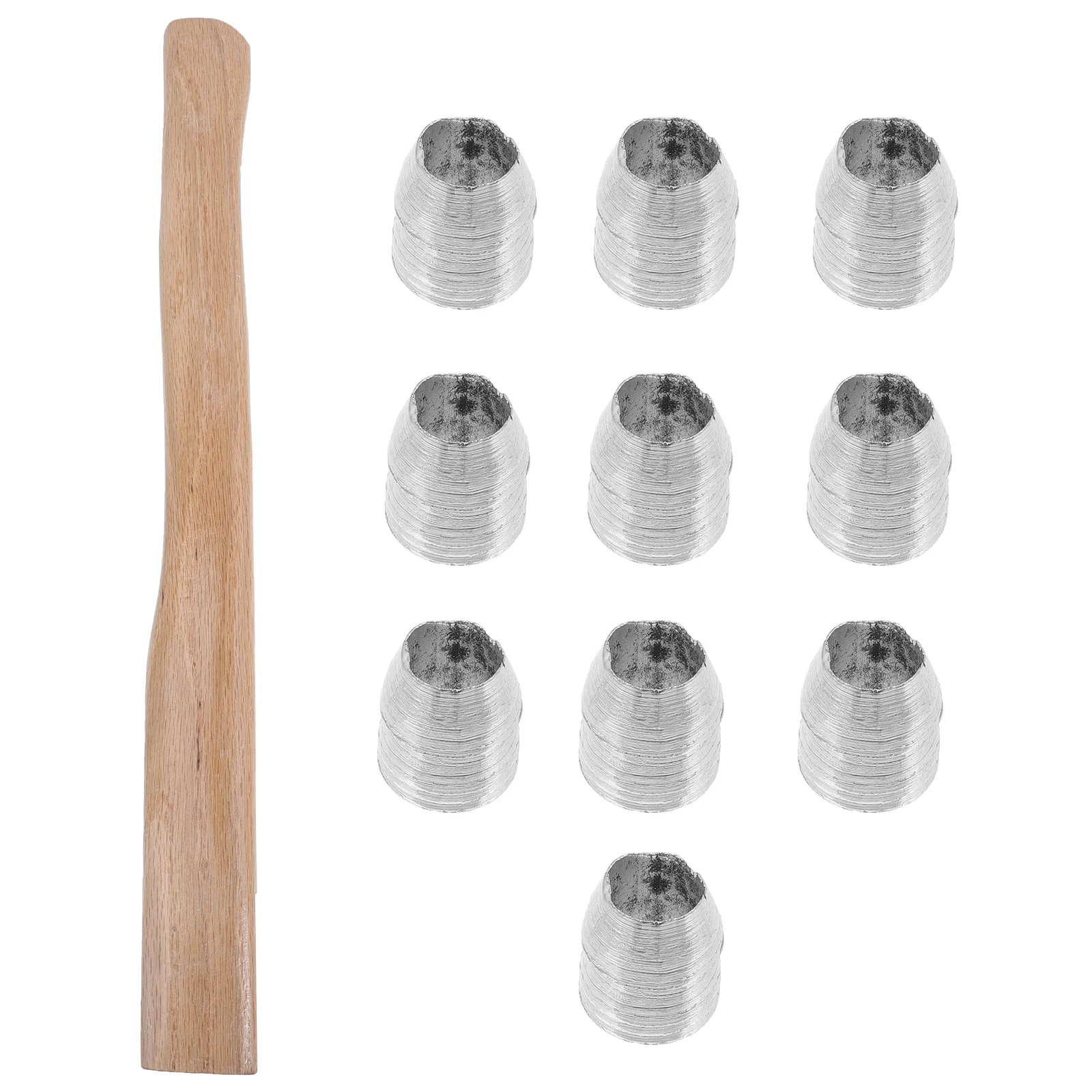 

Axe Handle Set Camping Accessories with Replacement Wooden Practical Hammer