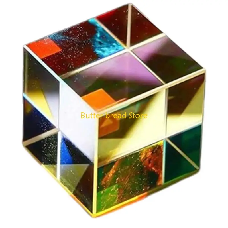 W89C Crystal Glass Angular Form 30mm 50mm Color Spectrum Light Refraction For Photography Science Experiments And Educational