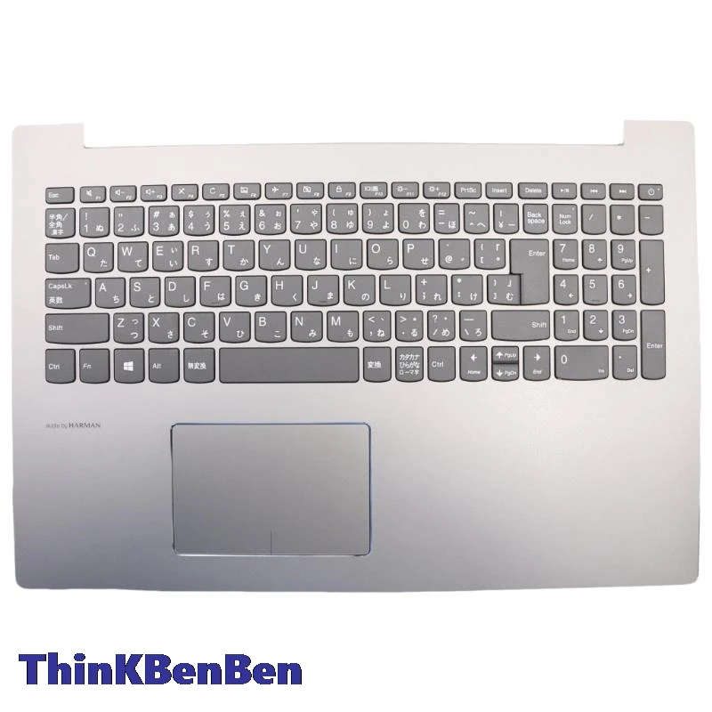 teclado japones jp mineral gray tampa de palmrest caixa superior para lenovo ideapad 520 15 15ikb 5cb0n98627 01