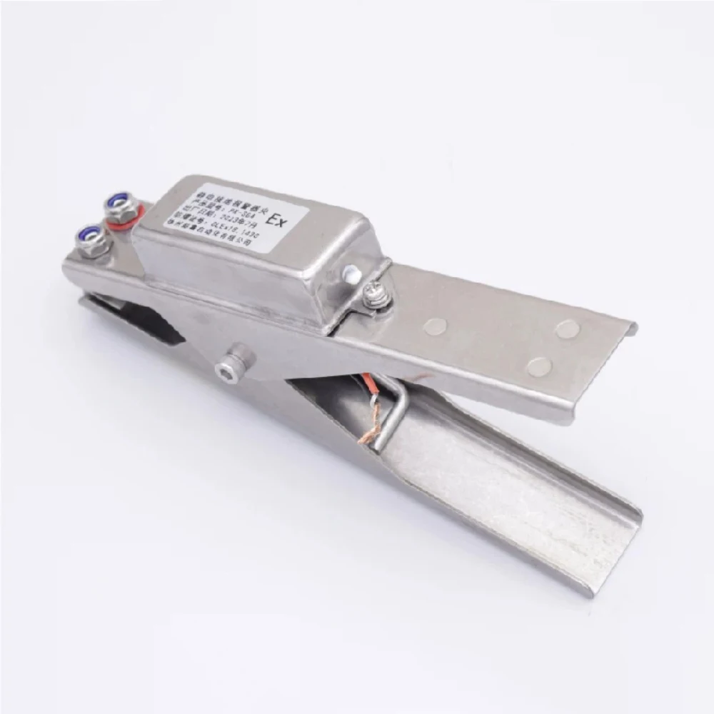 Stainless Steel Static Grounding Clamp with Alarm – 304 Material