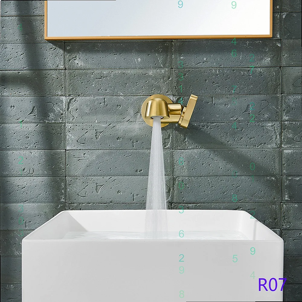 Cross Brass Dual Function Wall Mounted Concealed Shower Mixer with Diverter
