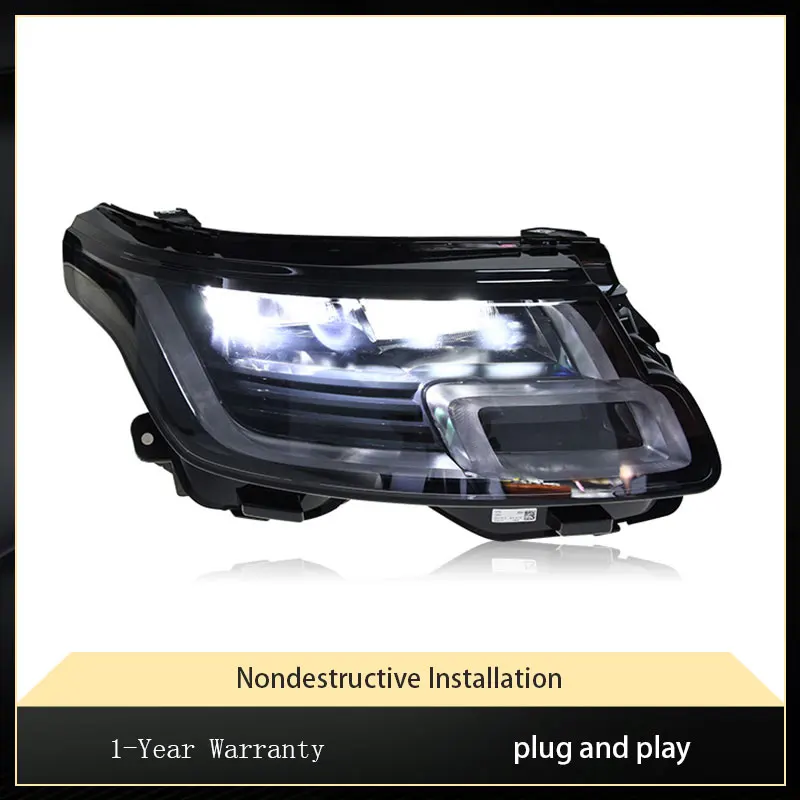 Car Lights for Land Rover 2013-2018 Range Rover Executive Full LED Projector Lens Front Light Head Lamp Accessories