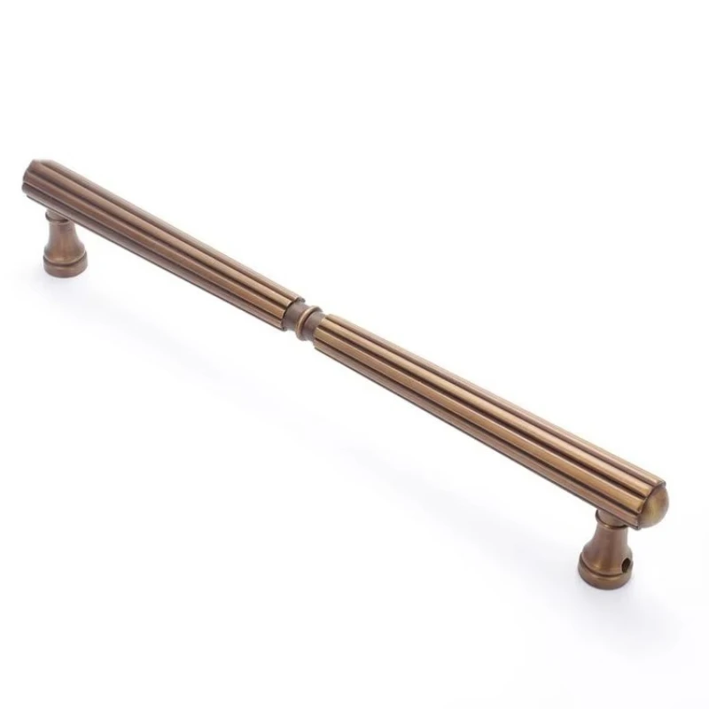 

New hotel furniture brass large handle, large capacity large cabinet door handle, long twist handle