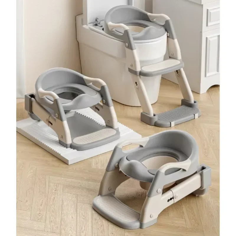 

Multifunction 3 in 1 Children Toilet Potty Training Seat with Step Stool Folding Potty Chair with ladder Toilet Ladder