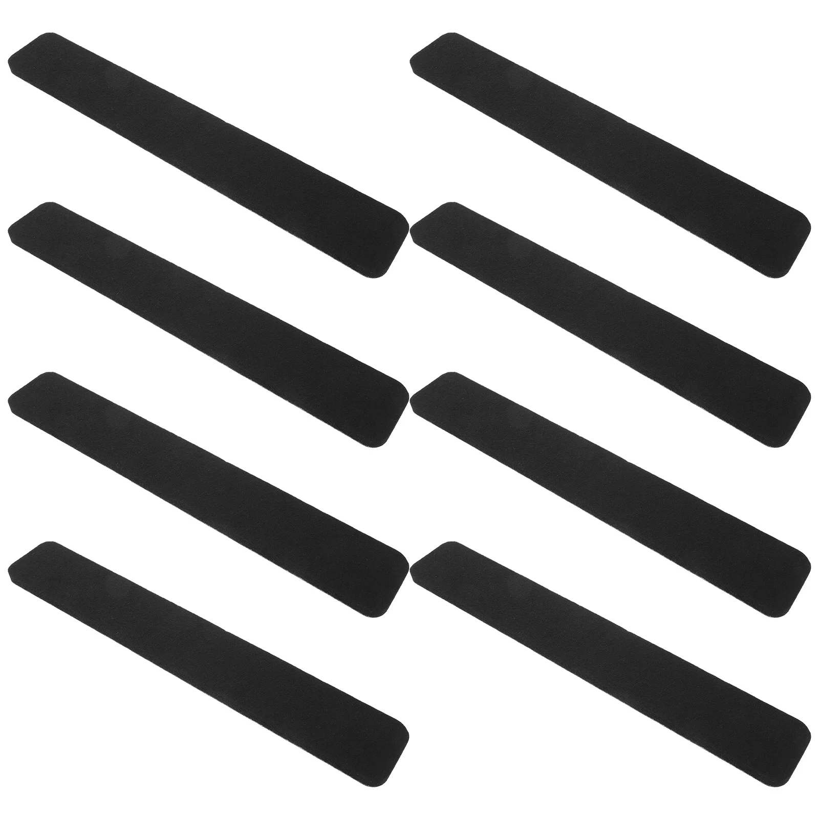 

8Pcs Felt Bulletin Board Strips Wear-Resistant Memo Bar Strip Small Felt Board for Notes Photos Notepaper Pin Boards