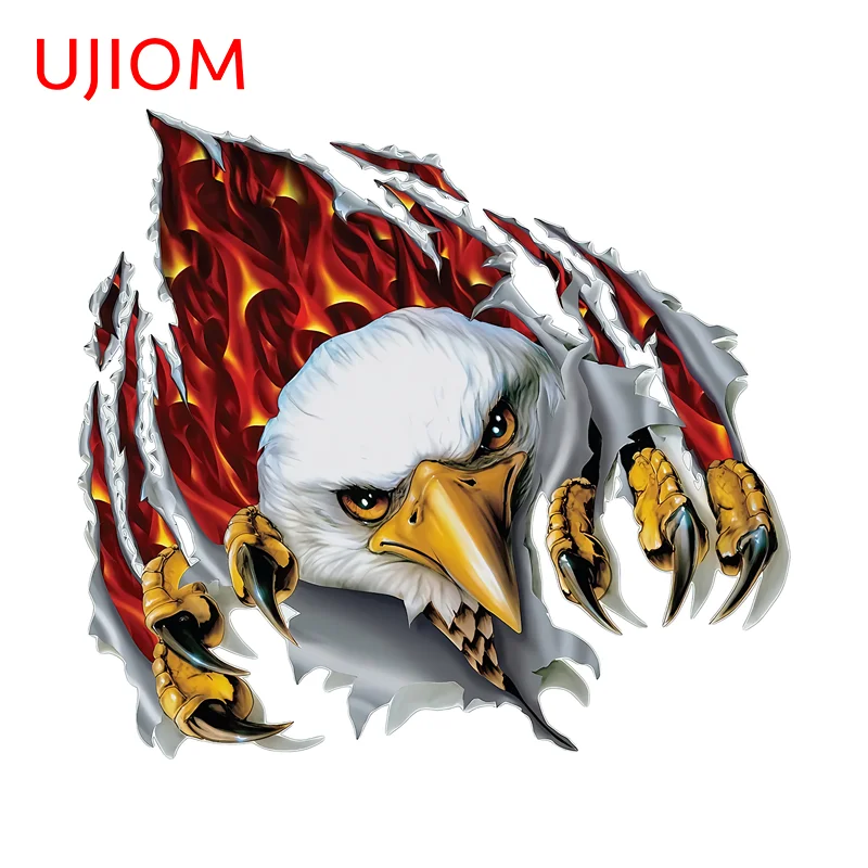 UJIOM Super Hero Eagle Tear Animal Wall Sticker Scratch Proof Adhesive Bookshelf Trunk Decal Suitable For DIY Decoration Chambre