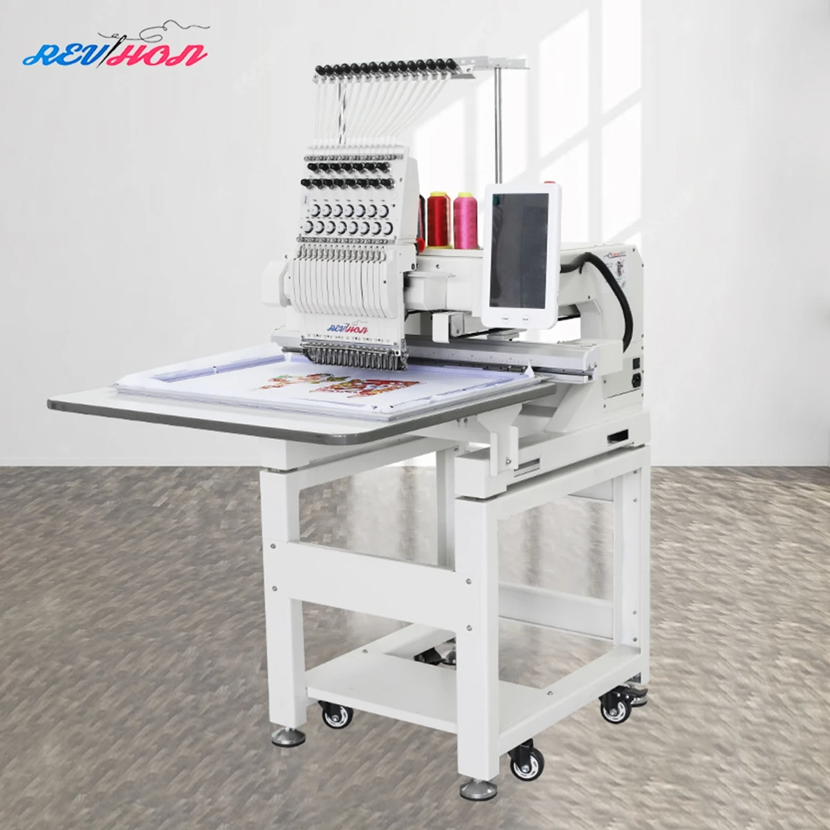 Revhon Single Head Computerized Automatic Cap Embroidery Machine