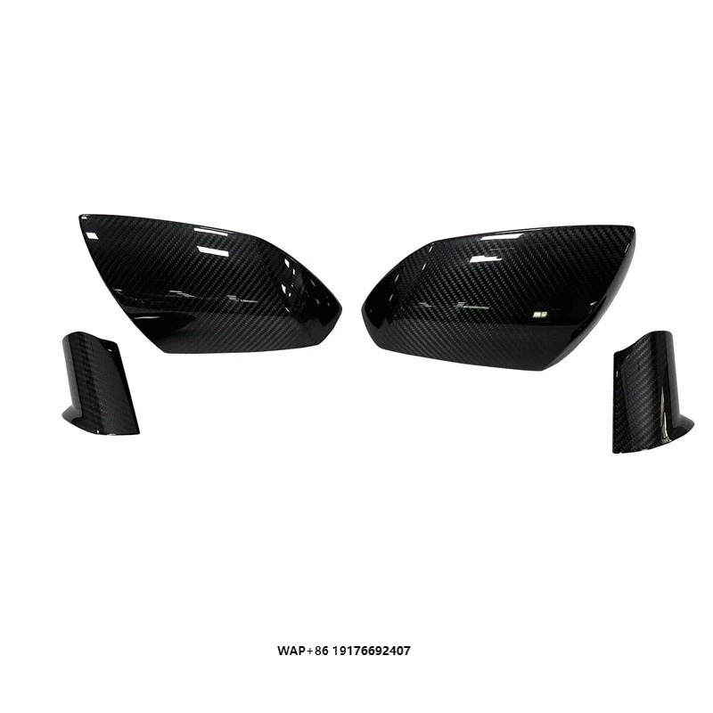 Dry Carbon Fiber Mirror Cover for  Huracan LP610 LP580 LP640 Prepreg Carbon Mirror Housing for Huracan EVO