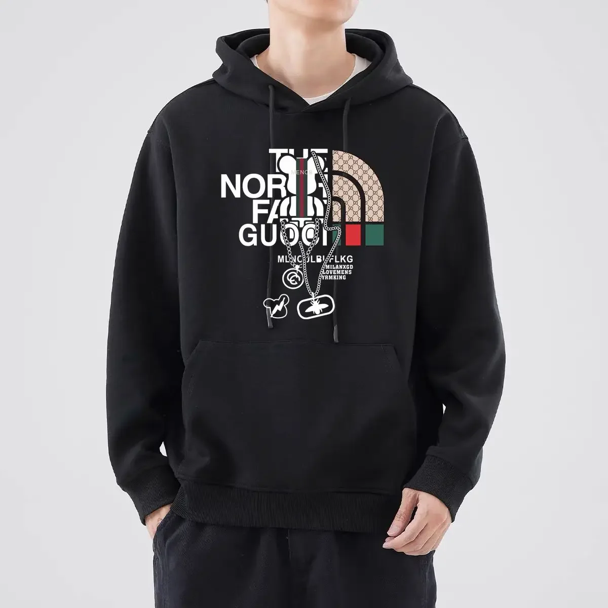 

2024 Sweater Men's and Women's Early Spring Hooded Youth Popular Leisure Student Couple Fashion Brand New Coat Hooded Shirt