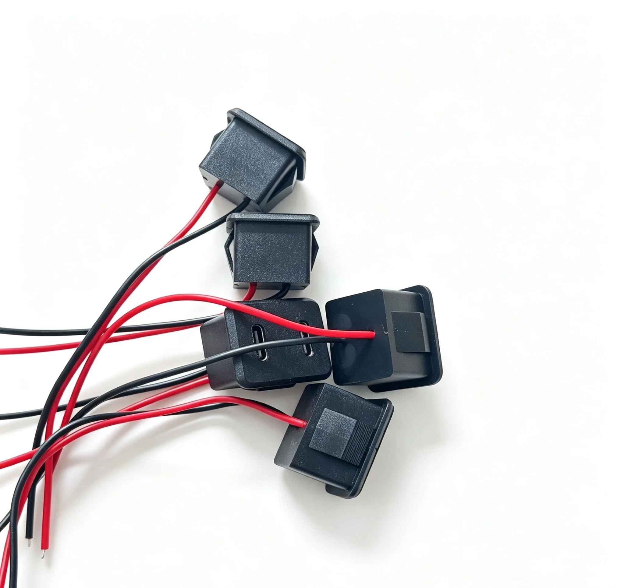 1/3PCS 20V 3A Double Layer USB Female Base Type-C Socket a Female USB Lamp Charging Socket Power Socket with Cable 3A Connector