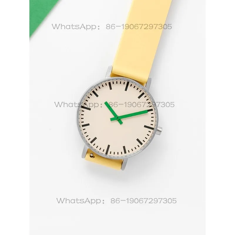 B50 Green Mute Men's and Women's Waterproof Watch