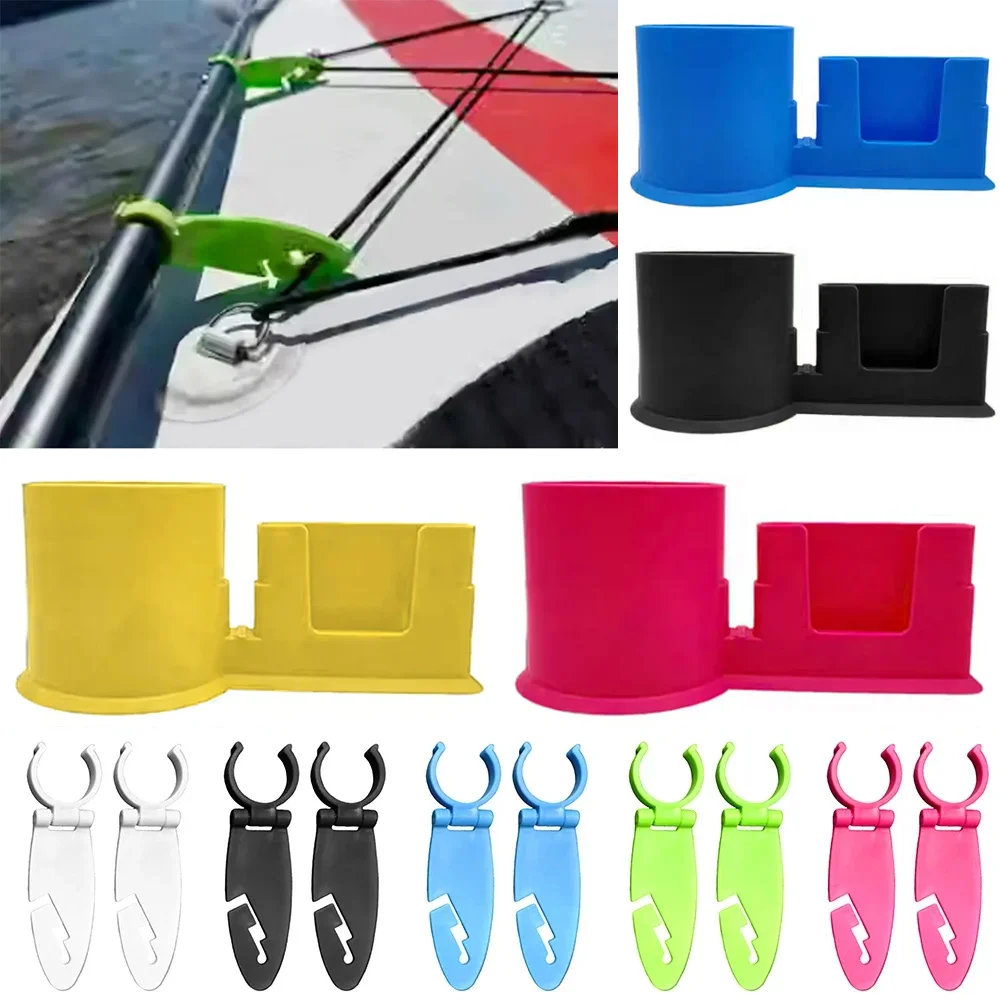 Soporte para tabla de Padel doble con fijación, accesorios para tabla de Paddle, fijador rápido para tabla, Kayak, equipo de soprts acuáticos