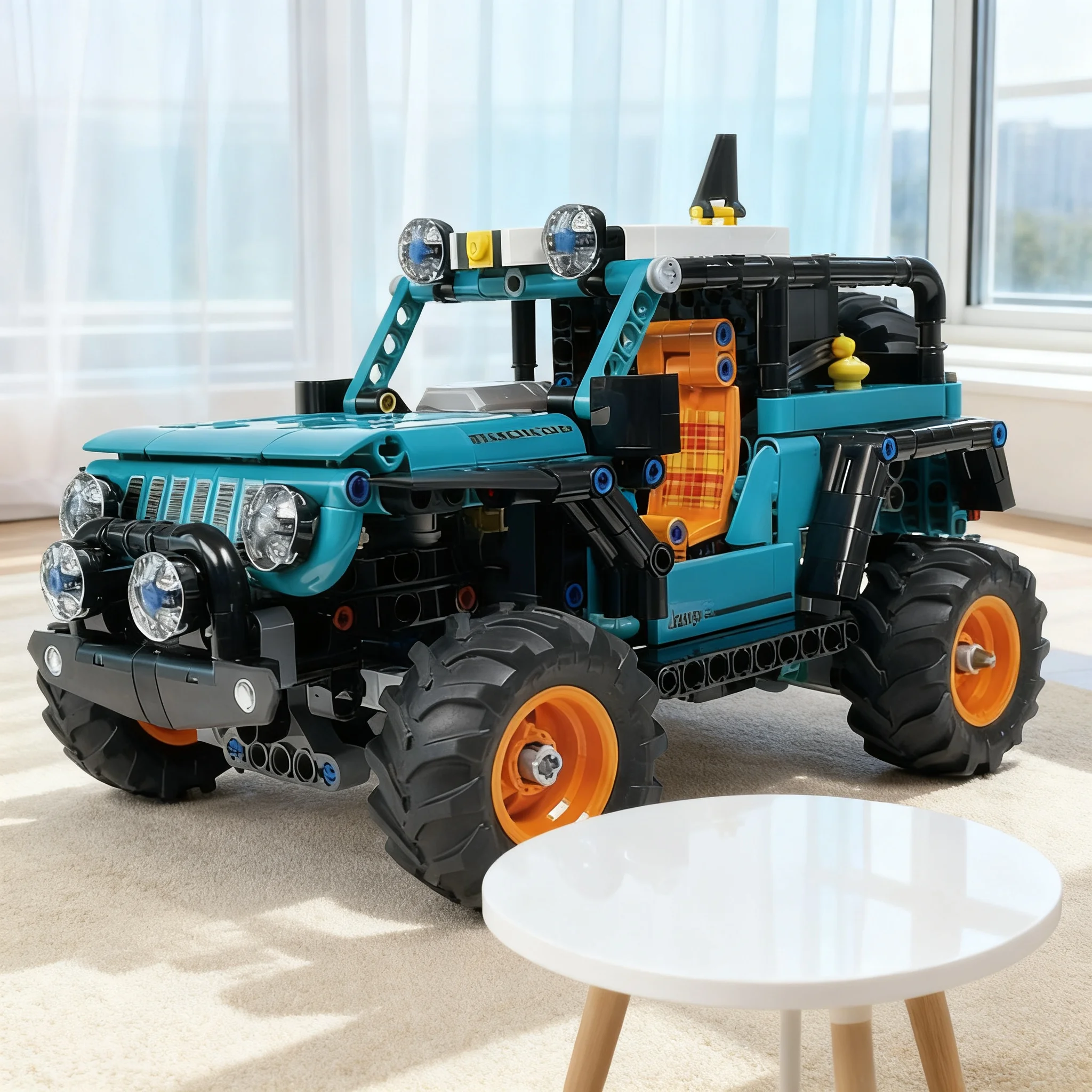 Kids Toys Jeep - 797pcs MOC 지프 랭글러 루비콘 SUV