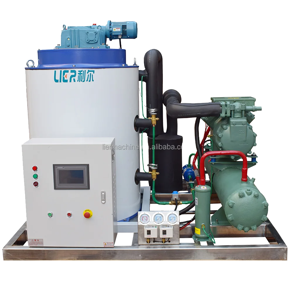 Industrial Flake Ice Machine 5 Ton Commercial Ice Maker High-quality Efficient for Food Catering & Fishery Applications