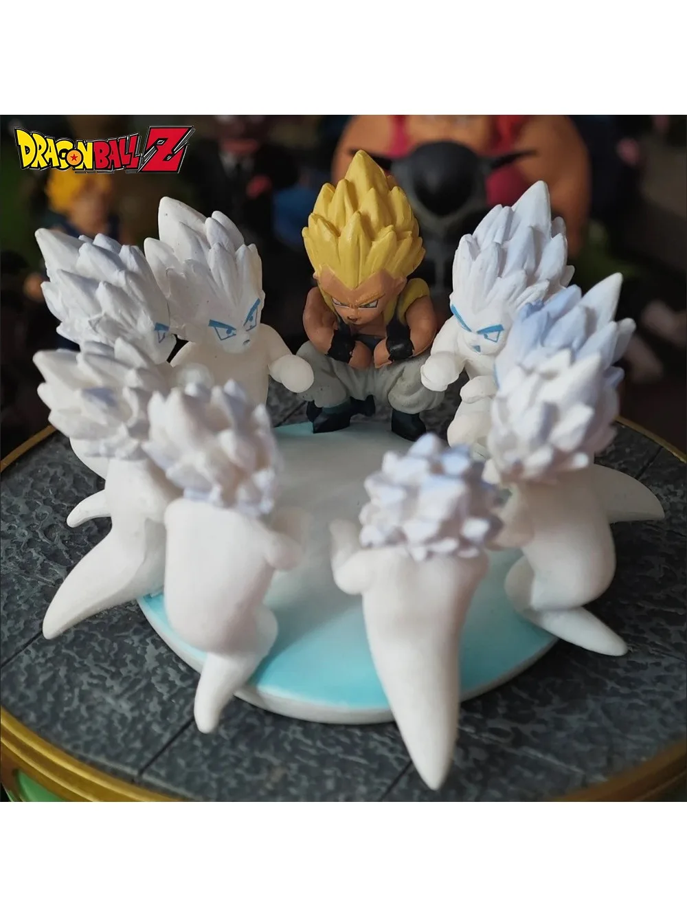 4.5 cm/1.77in Anime Dragon Ball Figure fantôme Gotenks figurines d'action Pvc Statue bureau ornement Collection modèle jouets cadeaux