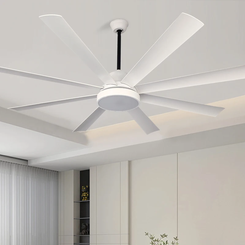 Vento forte, soggiorno, camera da letto, sala da pranzo, ventilatore da soffitto industriale per uso domestico, plafoniera transfrontaliera, luce