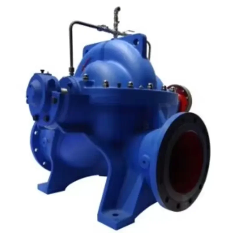 كفاءة عالية 75hp مرحلة واحدة مضخة مياه الطرد المركزي محرك من الفولاذ المقاوم للصدأ محرك نحاسي حزمة الختم 1m3/s تدفق كبير رأس منخفض