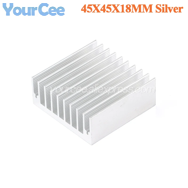 45*45*14mm 45*35*18mm 45*45*18mm 45*45*10mm Heatsink Cooling Fin Radiator Cooler Aluminum Heat Sink 45X45X10MM 45X45X14mm