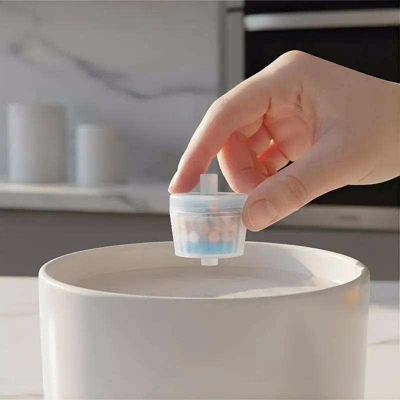 

6Pcs Pet Water Dispenser Filters Cat Water Fountain Replacement Filter Lightweight Sturdy Filtration Fountain Filter