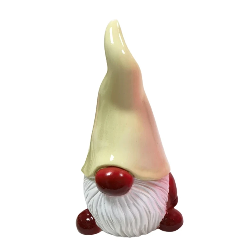 3D Gnome Statue Epoxy Resin Mold Plaster Soap Silicone Mould DIY Crafts Home Ornaments Casting Tool 40GB