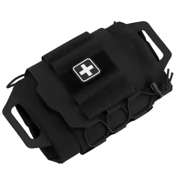 Tactical First Aid Pouch, MOLLE Medical Utility Bag Emergency IFAK Kit Organizer for Camping, Hiking & Outdoor