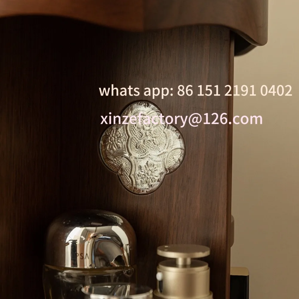 

Customizable Cosmetics Storage Box Desktop Skin Care Products Dresser Shelf Wooden Medium Ancient Style