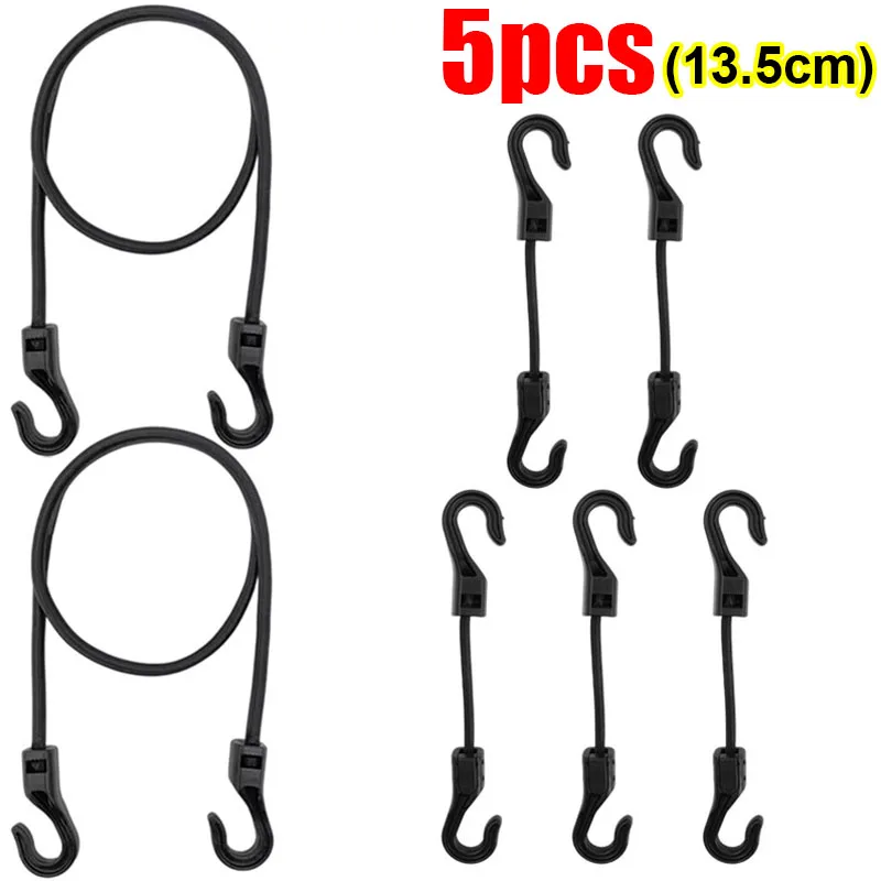 High Elasticity Bungee Cords with Plastic Hooks