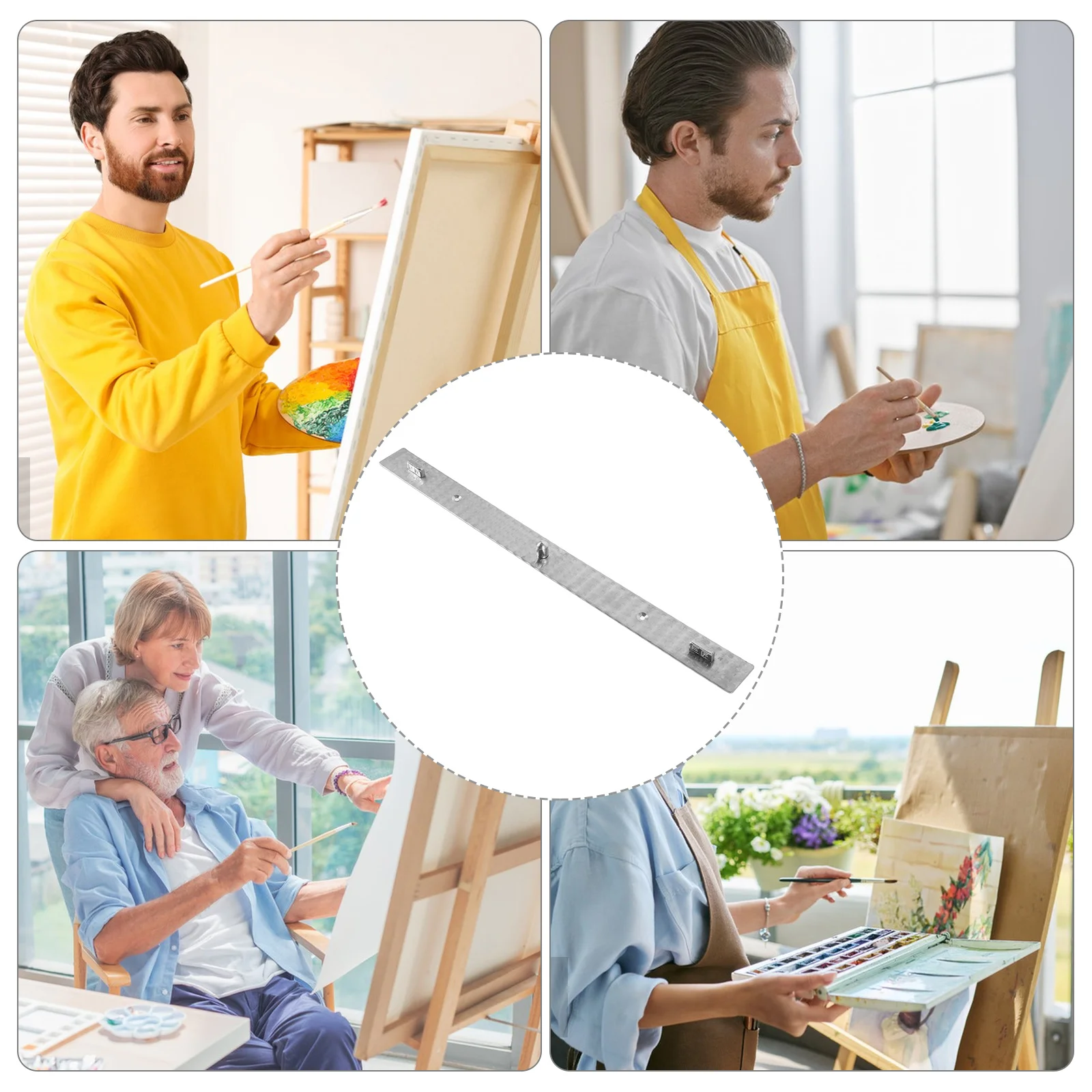 3 دبوس Pegbar حاكم الرسوم المتحركة أداة الرسم تحديد المواقع بدقة خفيفة الوزن المحمولة الفن العرض الرسوم المتحركة الوتد بار