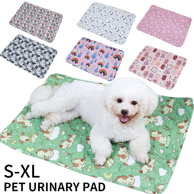 Pet Pee Pad Blanket  Reusable Highly Absorbent Diaper Washable Puppy Training Pad Dog  Bed Urine Mat for Pet Car Seat Cover