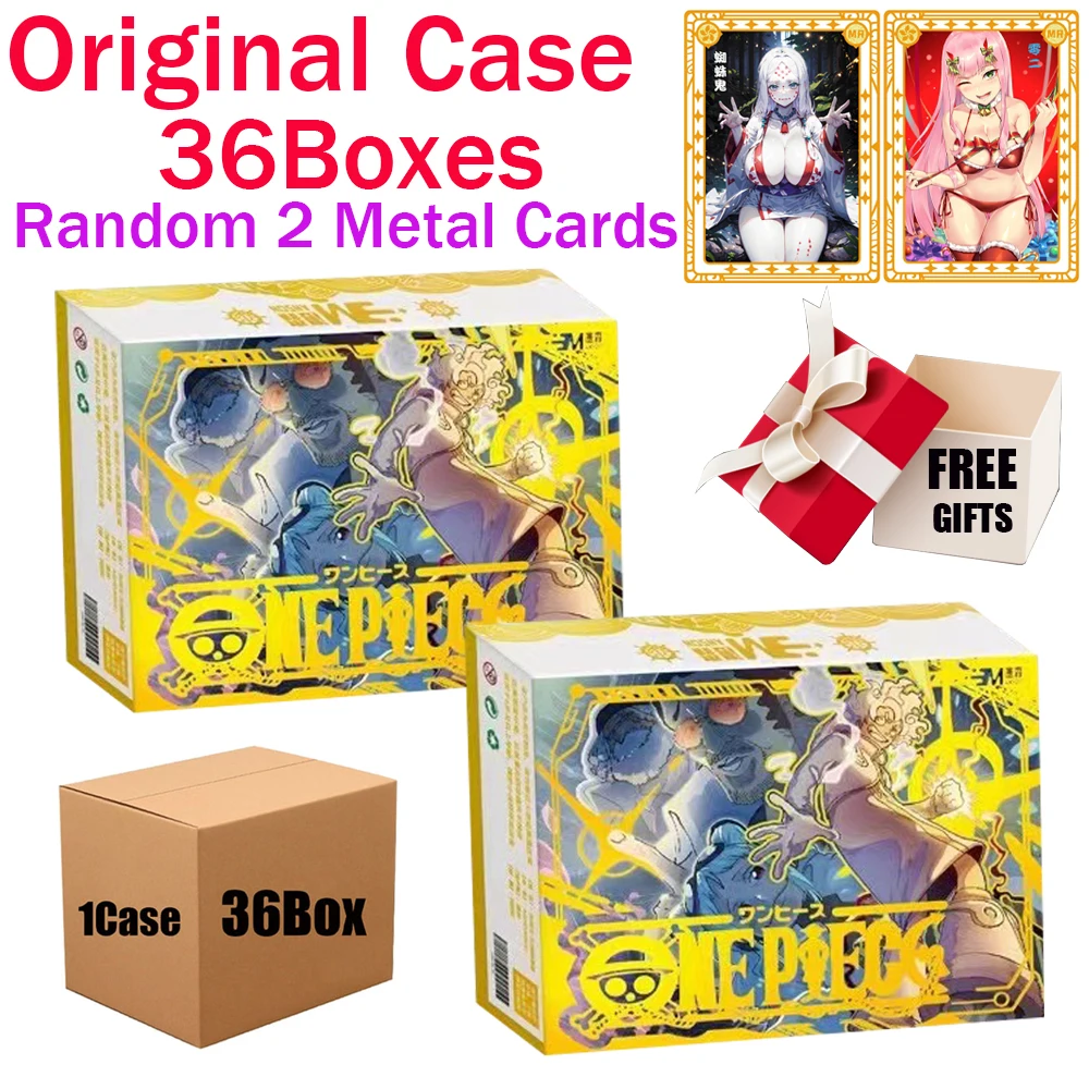 One Piece Collection Cards Booster Box Wholesale Case Card Box Children's Toys Birthday Gifts