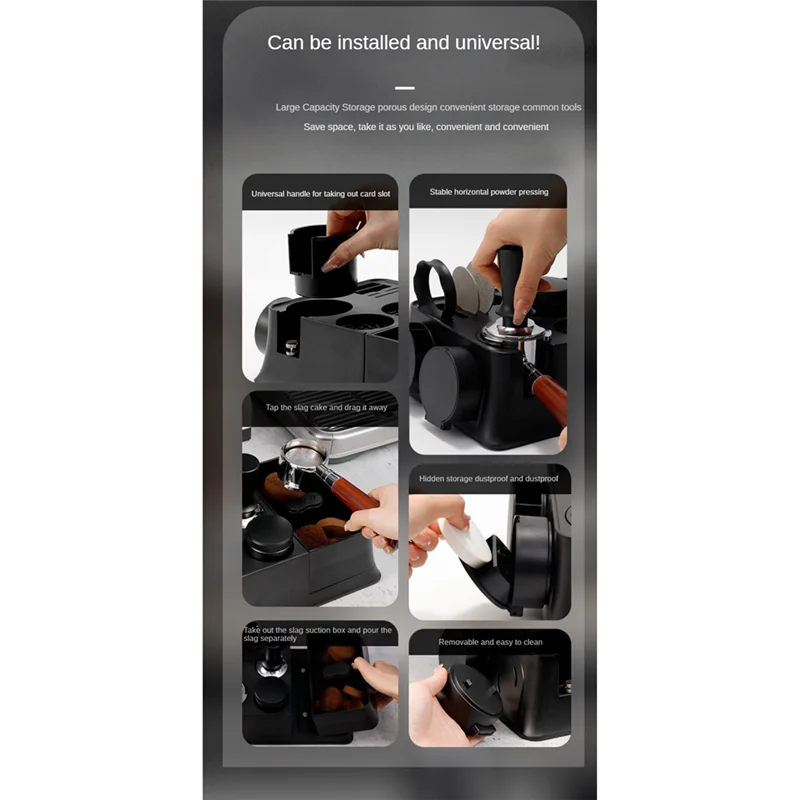 

L56A-подставка для тампера для кофе, держатель портафильтра, нескользящая станция для тампера для эспрессо, многофункциональный кронштейн для хранения для кафе, магазина